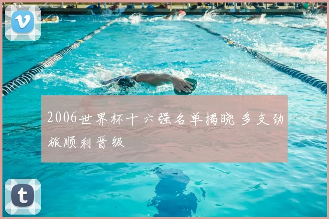 2006世界杯十六强名单揭晓 多支劲旅顺利晋级