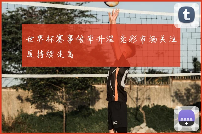 世界杯赛事倍率升温 竞彩市场关注度持续走高